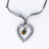 14/18kt White Gold and Diamond Necklace