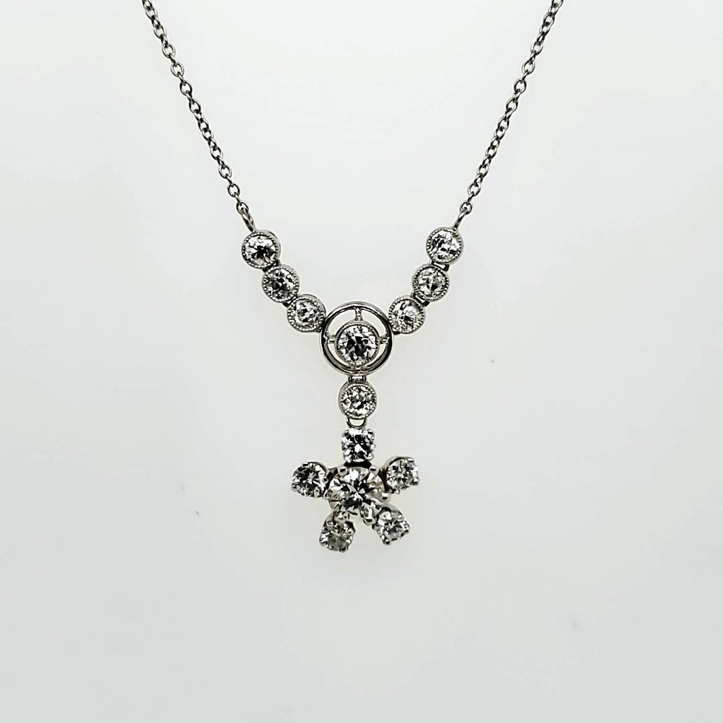 Vintage Platinum and Diamond Necklace