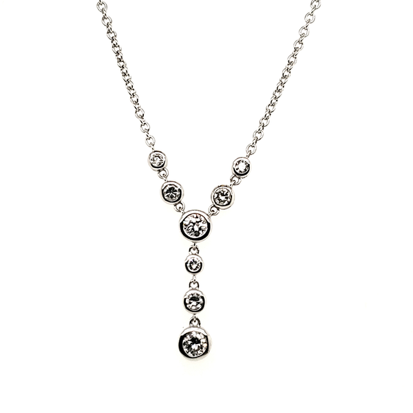 14kt White Gold and Diamond Pendant Necklace