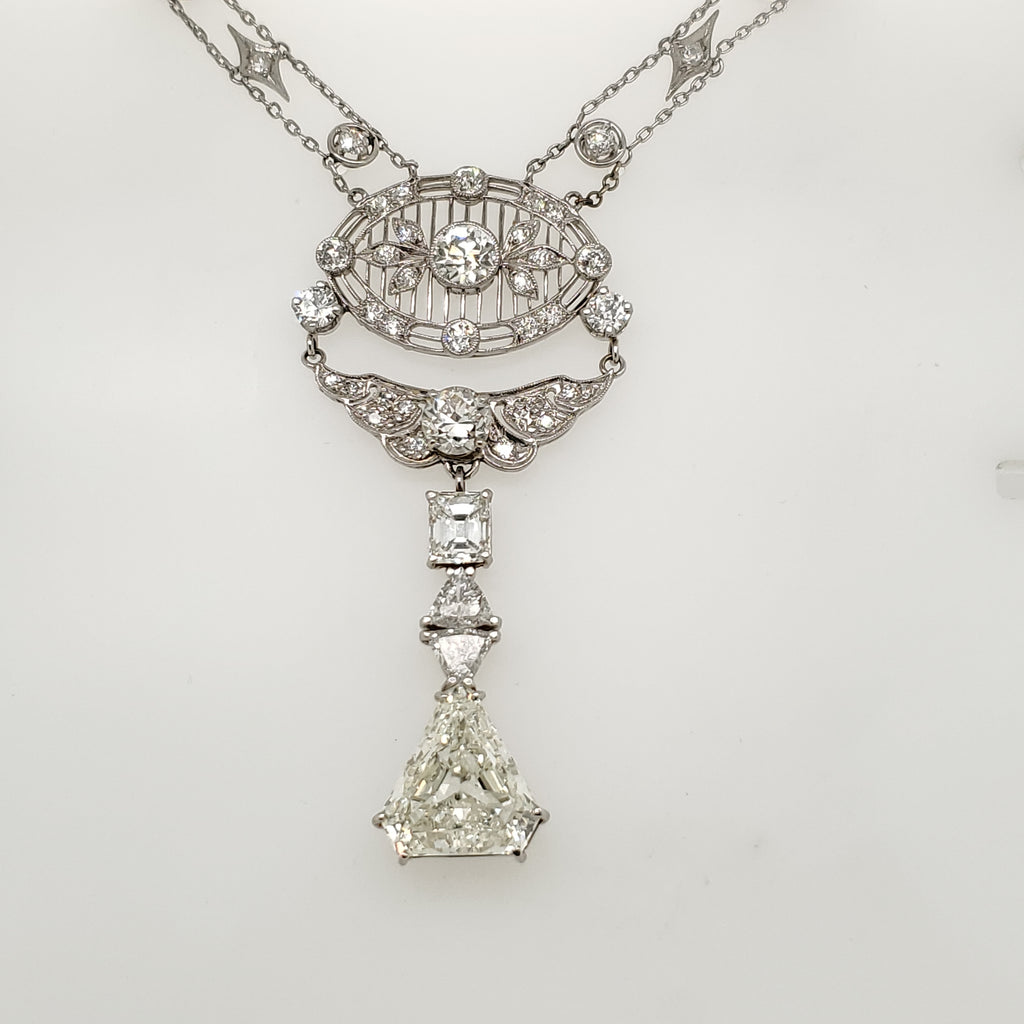 Important Platinuma nd Diamond Necklace