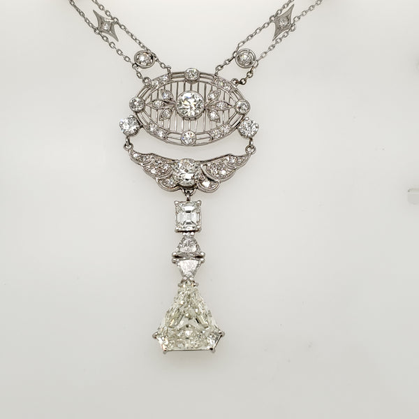 Important Platinuma nd Diamond Necklace