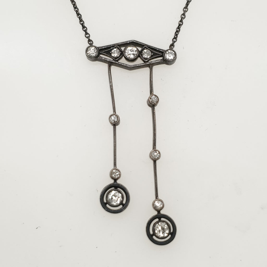 Antique Berlin Iron and Diamond Necklace