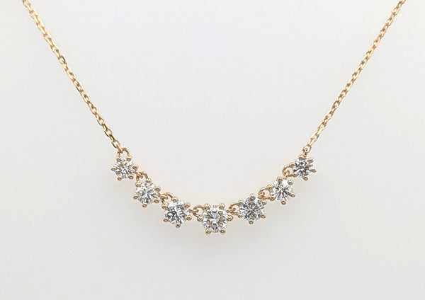 14K Yellow Gold 0.86ctw Diamond Necklace