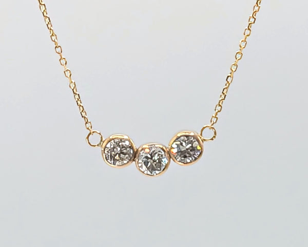 14K Yellow Gold 0.70ctw Diamond Necklace