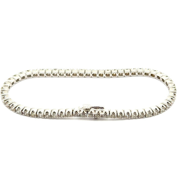 3.98ctw 14Kt White Gold Diamond Tennis Bracelet