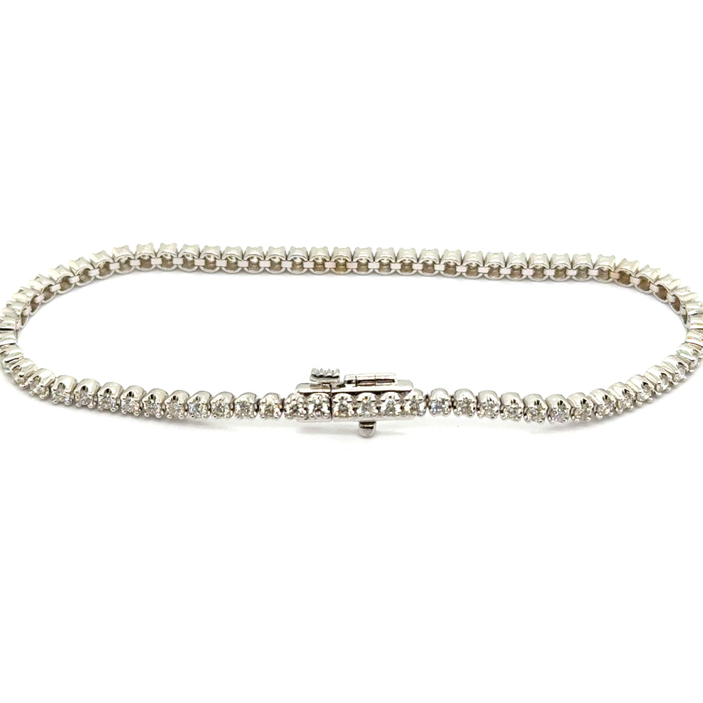 2.00ctw 14Kt White Gold Diamond Tennis Bracelet