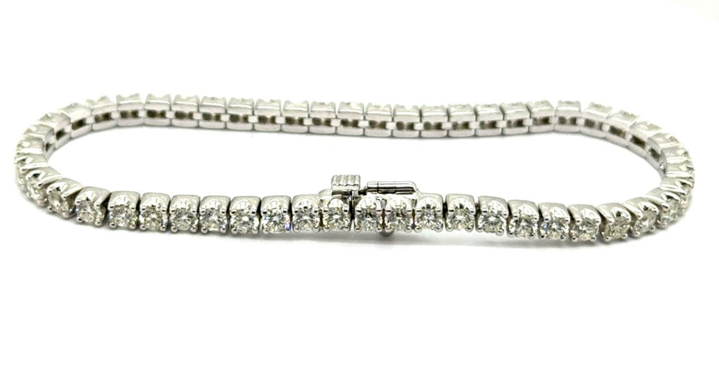 6.00ctw 14Kt White Gold Diamond Tennis Bracelet
