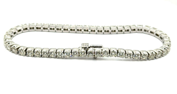 6.00ctw 14Kt White Gold Diamond Tennis Bracelet