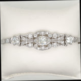 Edwardian Platinum Diamond Filigree Bracelet