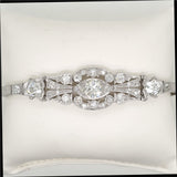 Edwardian Platinum Diamond Filigree Bracelet