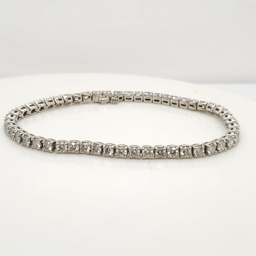 14kt White Gold 6.00 Carat Diamond Bracelet