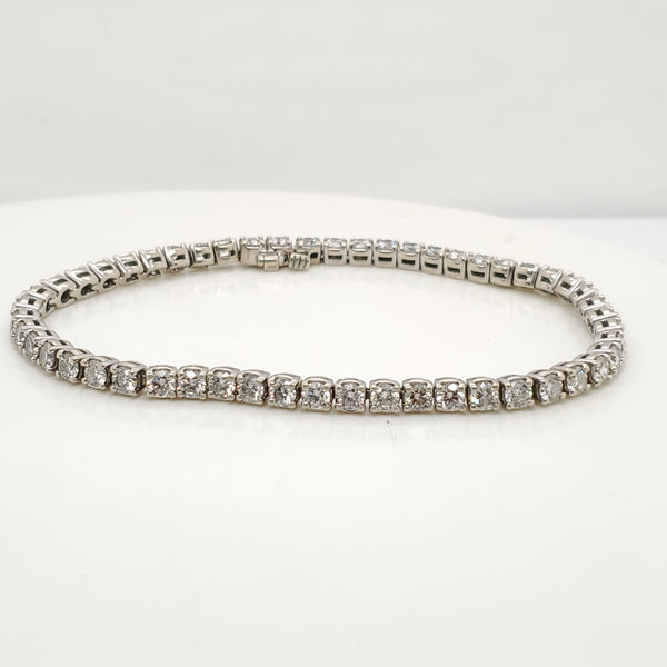 14kt White Gold 6.00 Carat Diamond Bracelet