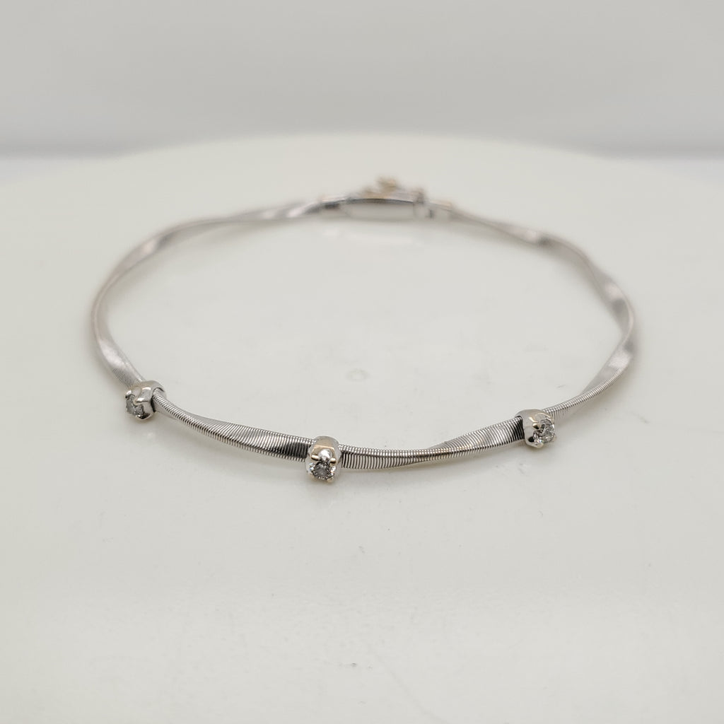 Pre-owned Marco Bicego Marrakech Diamond Bracelet