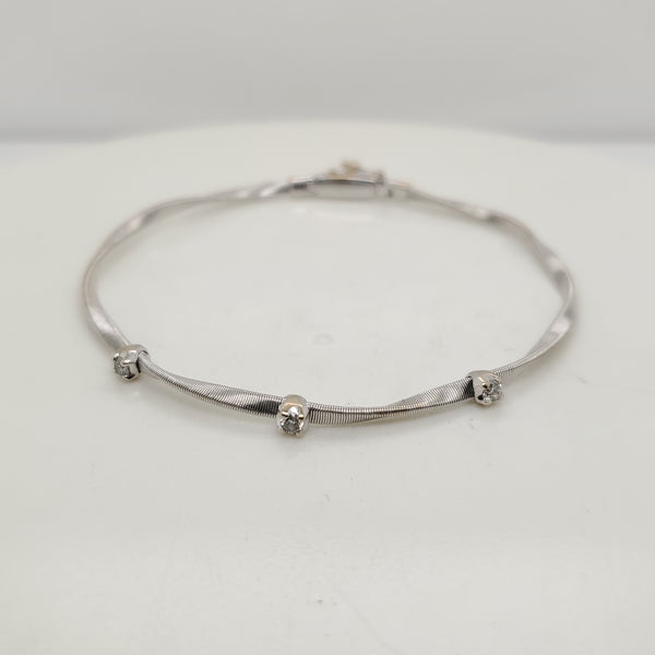 Pre-owned Marco Bicego Marrakech Diamond Bracelet