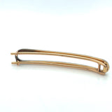 Antique Edwardian French Platinum on 18kt Yellow Gold Diamond Berrette