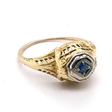 Art Deco Sapphire Ring