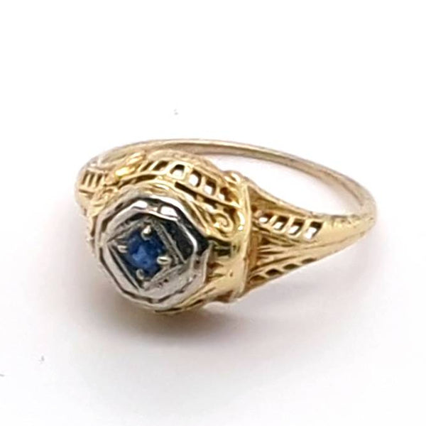 Art Deco Sapphire Ring