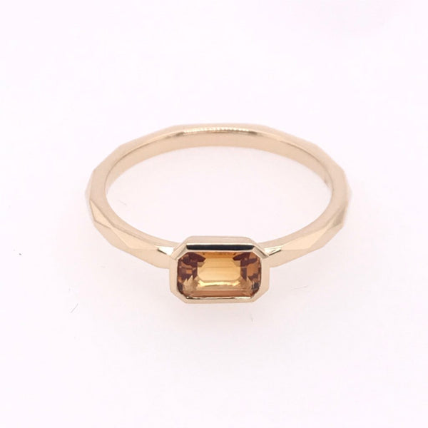 14kt yellow gold citrine Ring