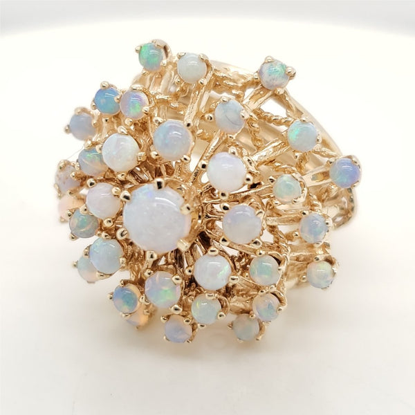 Vintage 14kt Yellow Gold Opal Ring