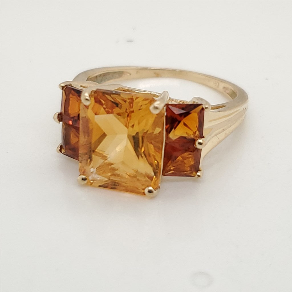 14kt Yellow Gold Citrine Ring