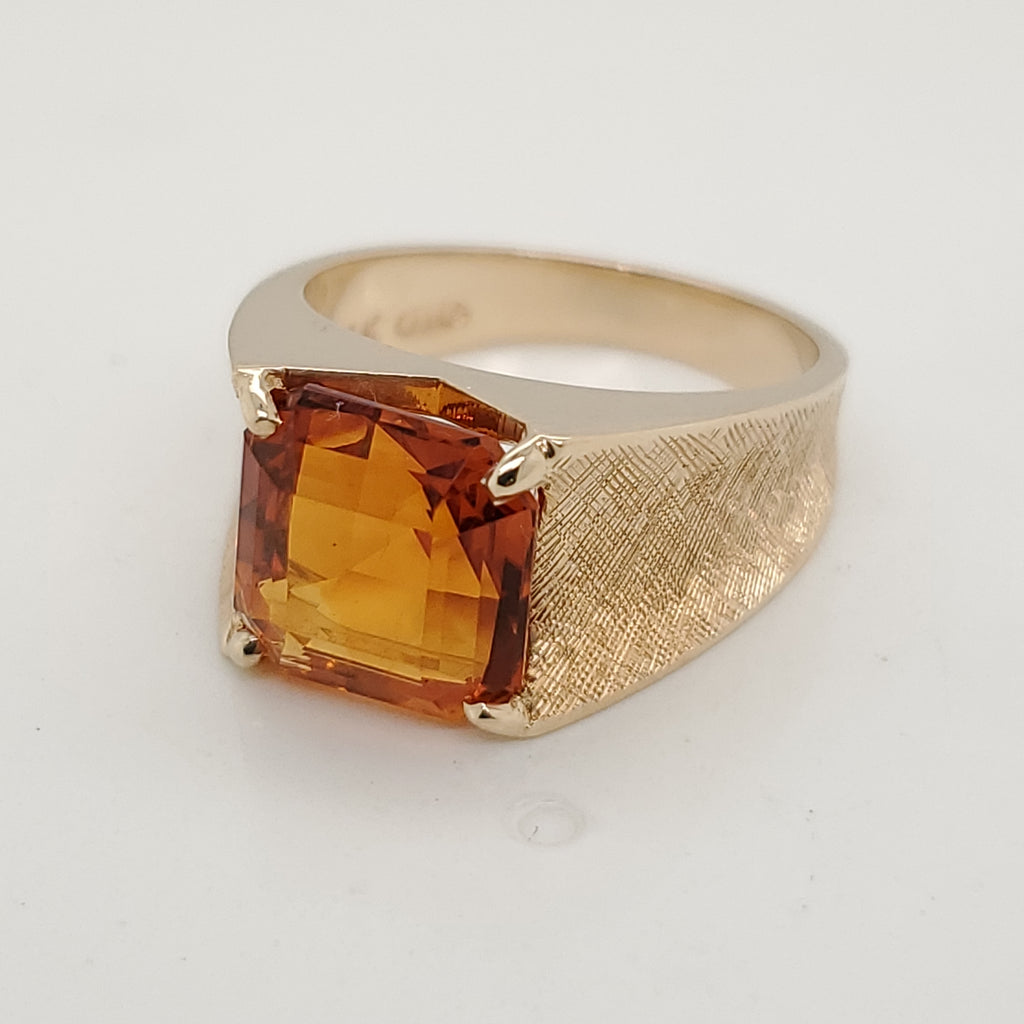 14kt Yellow Gold Golden Citrine Ring