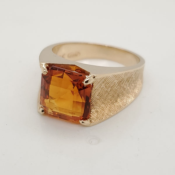 14kt Yellow Gold Golden Citrine Ring