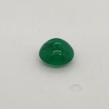 1.76 Cttw Plat/18Kt Two Tone Emerald And Diamond Halo Pendant/Necklace