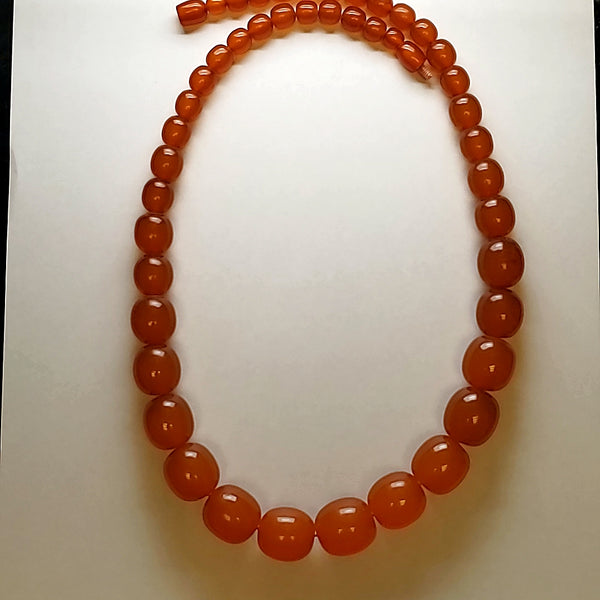 Vintage Amber Bead Necklace