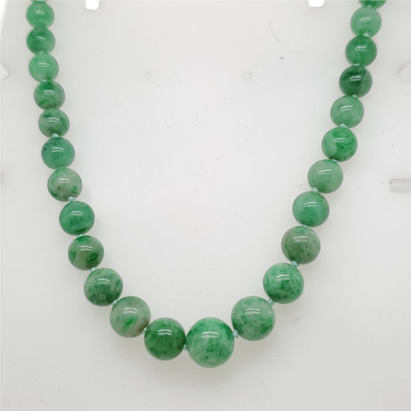 14kt Yellow Gold Jadeite Jade Necklace