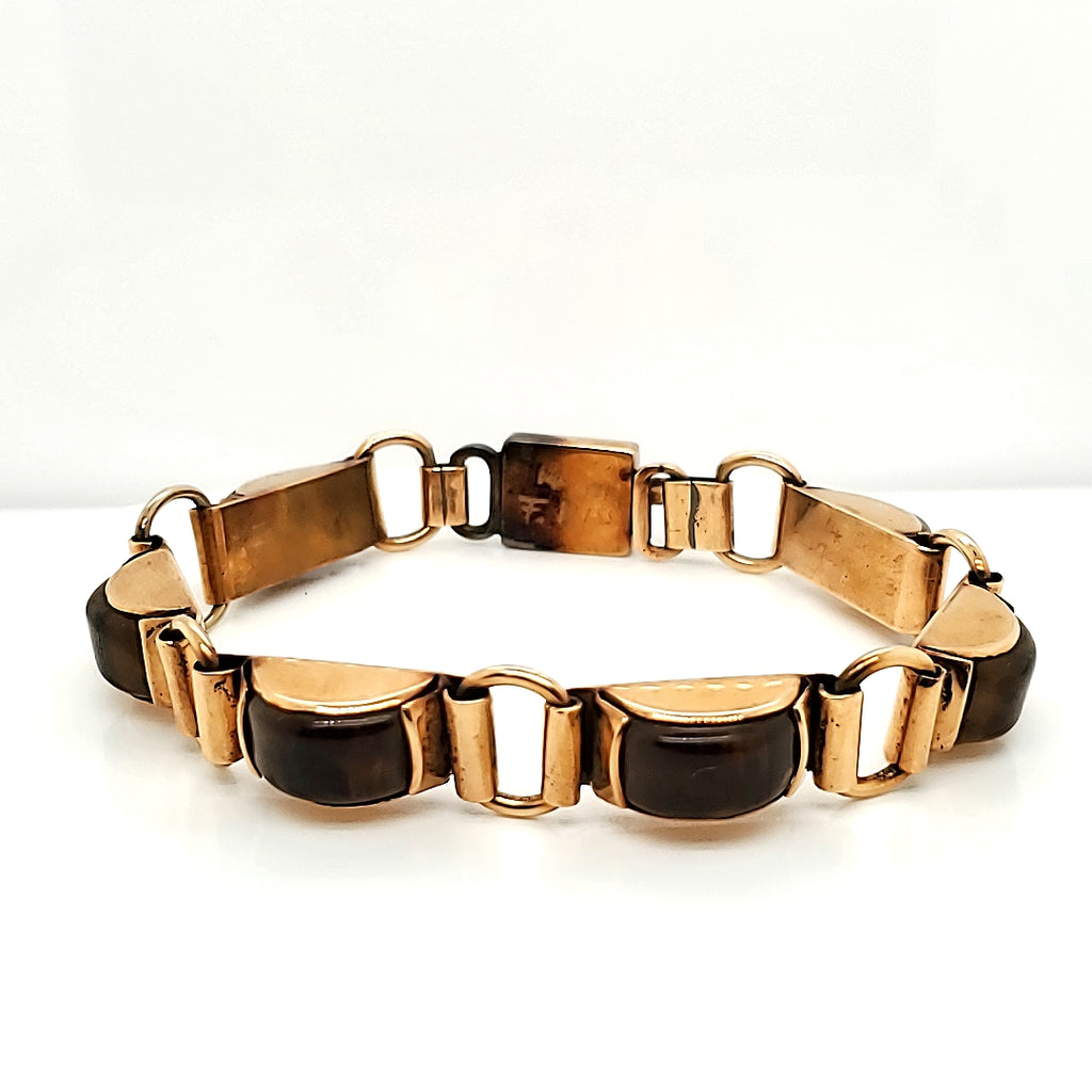 Ferenk Kiss 14kt GoldHand Made Tortoise Shell Bracelet