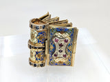 Antique Victorian 14K Yellow Gold Convertible Book Bracelet