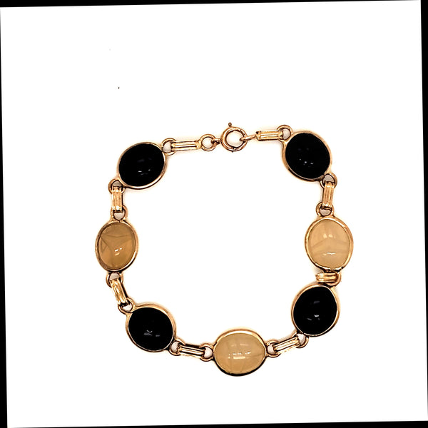 Vintage 14Kt Gold Scarab Bracelet
