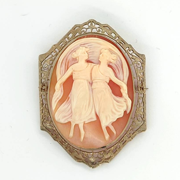 Estate 14Kt Gold Cameo