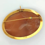 Antique Horizontal Carved Shell Cameo