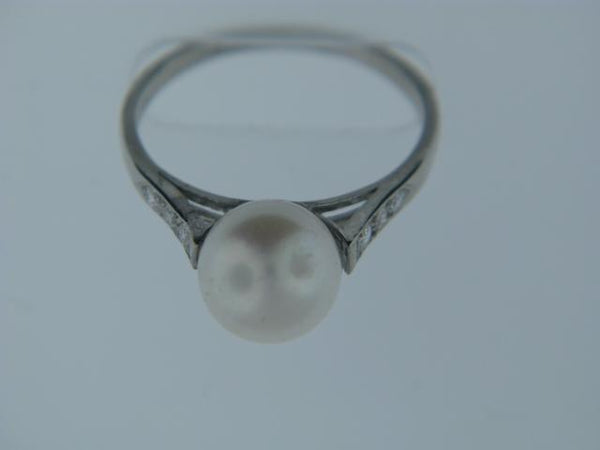 8.5 Mm Pearl 6 Br Dia  Plat  Mtn 3.5 Gr. Otx