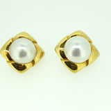 Hammerman Brothers Mobe Pearl Earrings