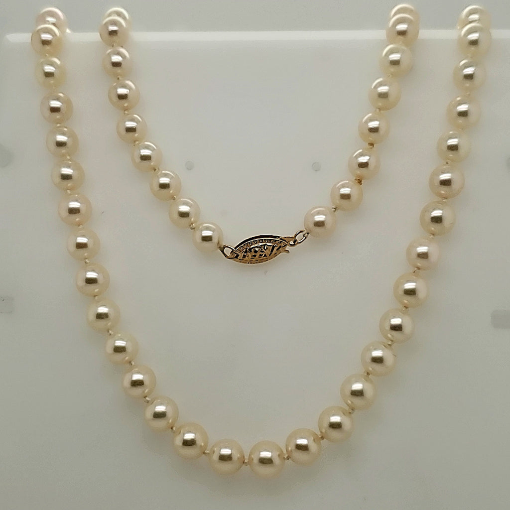 24"" Cultured Pearl Necklace