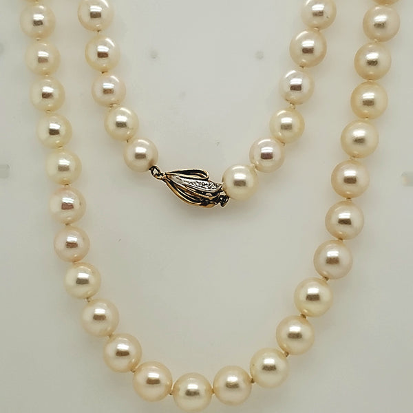 30"" Strand Cultured Akoya Pearl Necklace