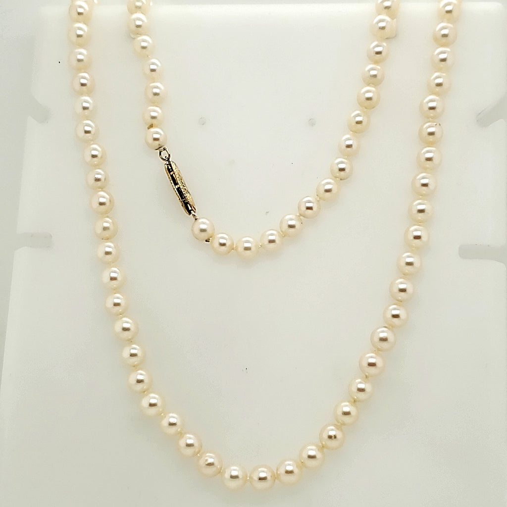 24"" Cultured Akoya Pearl Necklace