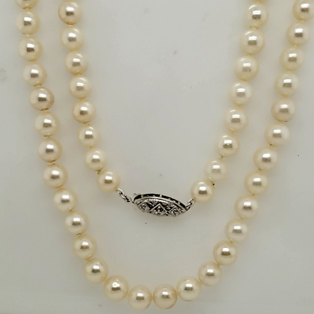 30"" Strand Cultured Akoya Pearl Necklace