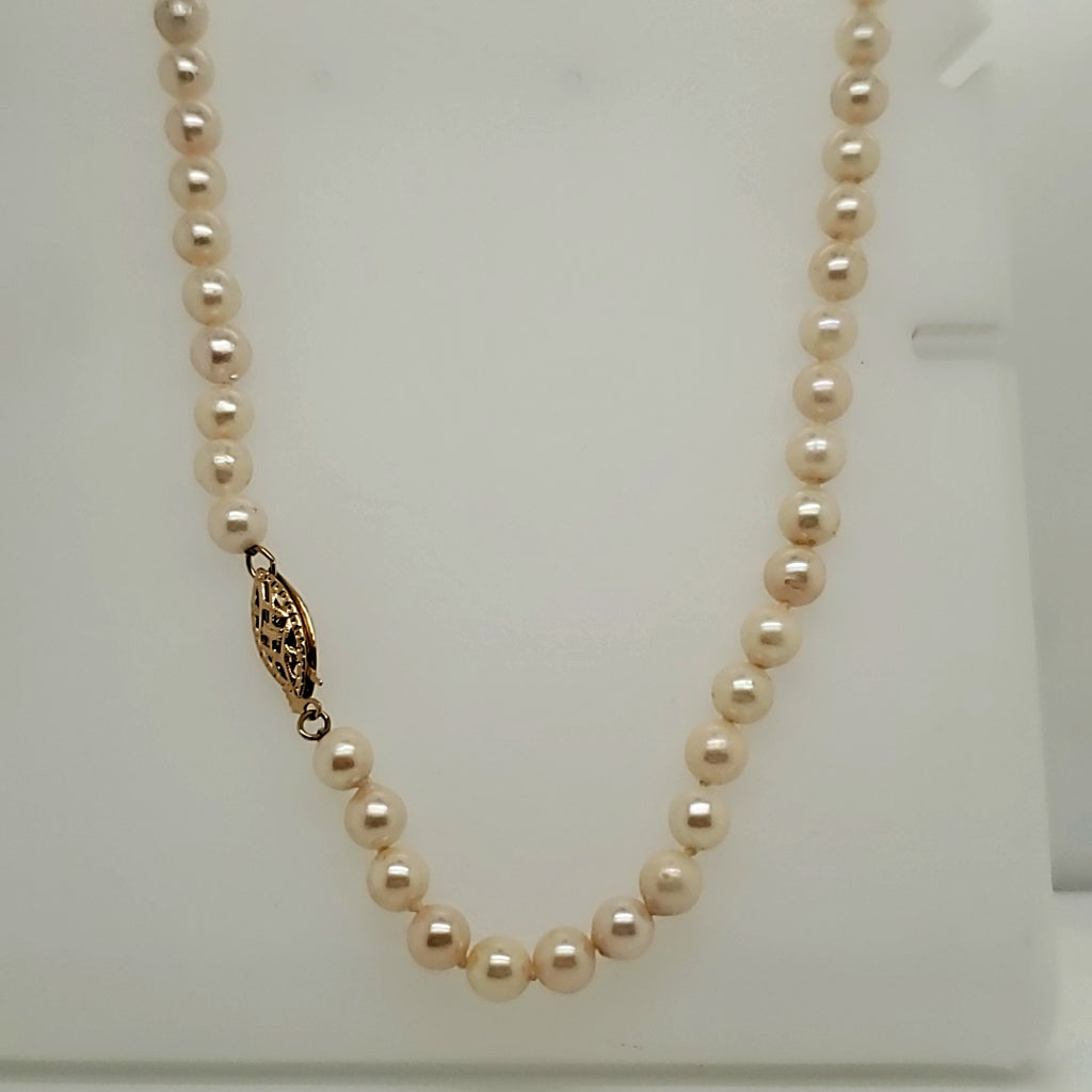 22"" Strand Cultured Akoya Pearl Necklace