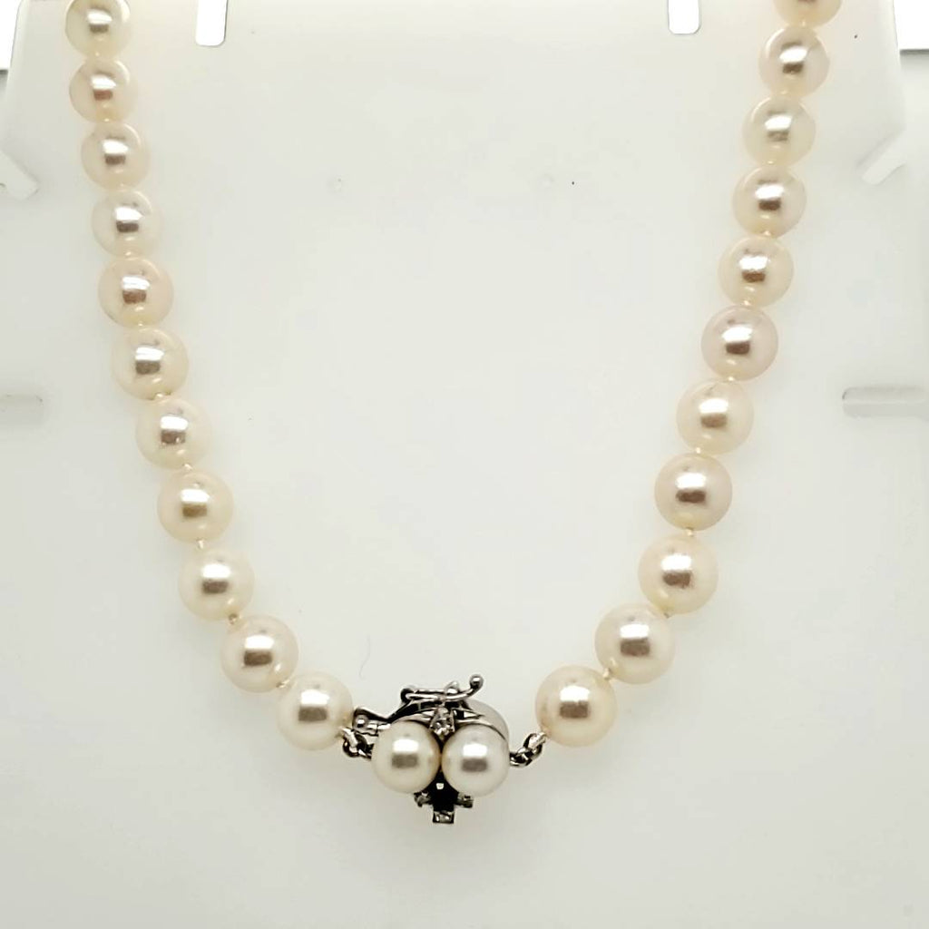 16"" Strand Cultured Akoya Pearl Necklace