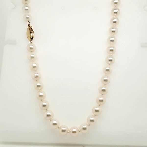 22"" Cultured Akoya Pearl Strand