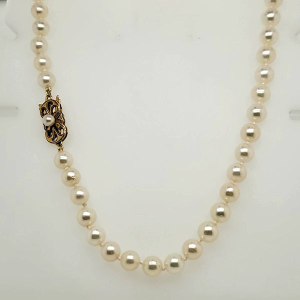 20"" Strand Cultured Akoya Pearl Necklace
