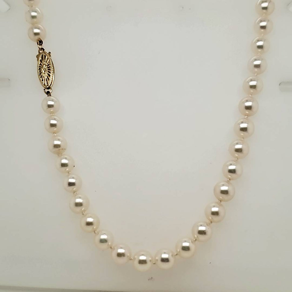 30"" Strand Cultured Akoya Pearl Necklace