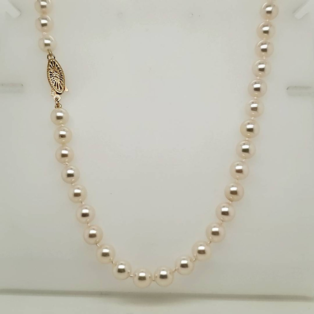 24"" Strand Cultured Akoya Pearl Necklace