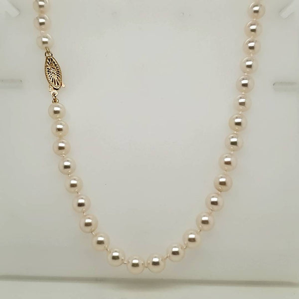 24"" Strand Cultured Akoya Pearl Necklace