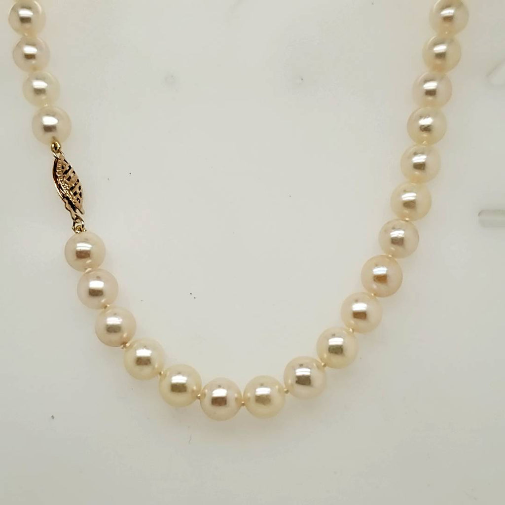 18"" Cultured Akoya Pearl Strand