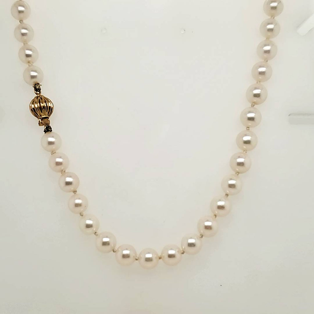 24"" Strand Cultured Akoya Pearl Necklace