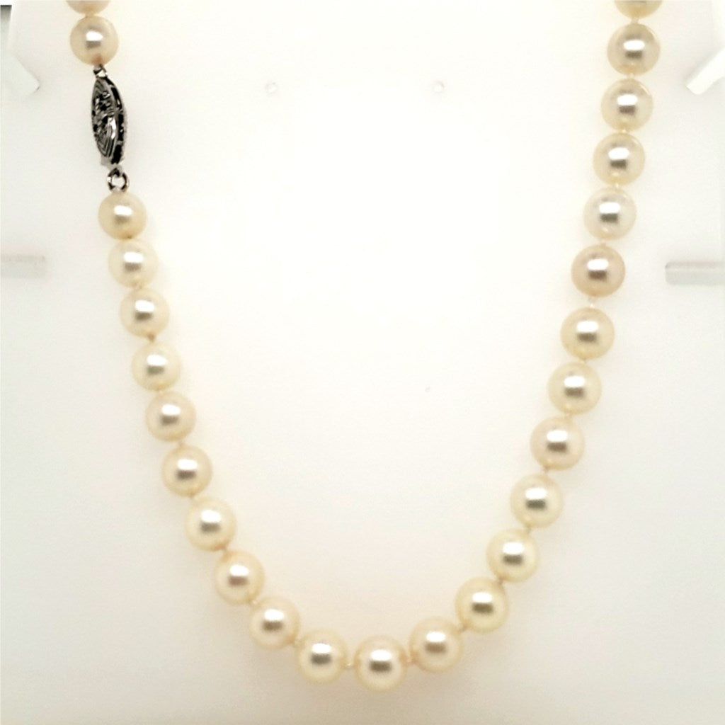 32"" Strand Cultured Akoya Pearl Necklace